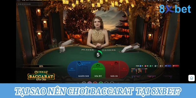 Baccarat Trực Tuyến – Hướng Dẫn Cách Chơi Từ A-Z 8xbet là nhà cái uy tín với những cơ hội thắng lớn và ưu đãi hấp dẫn